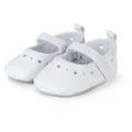 Sterntaler® Baby Ballerinas Herz Krabbelschuh (1-tlg) Baby Ballerinas aus Kunstleder, Babyschuhe mit Anti-Rutsch-Sohle weiß 22 EU