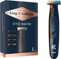 King C Gillette Style Master Barttrimmer für Männer mit 1 austauschbare 4D-Kling
