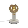 BRILONER Tischleuchte "TEEPU", ØxH: 10 x 9 cm, 10 W, Metall - weiss