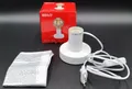 Nachttischlampe Retro BRILONER Kabelschalter E27 Fassung Lampe Weiß