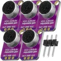 AZ-Delivery Sensoren GY-MAX4466 Elektret Mikrofon, Verstärker Breakout Sensor - kompatibel mit Arduino und Raspberry Pi, 5x Set