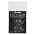 IBANEZ Grip Wizard Series Sand Grip Flat Pick - schwarz 6 Stück (PPA16MSG-BK)