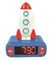 Lexibook, Rocket, Nachtwecker, Sounds und Melodien, LCD-Display mit Hintergrundbeleuchtung, Leuchtanzeige, Schlummerfunktion, Blau, RL800SPC