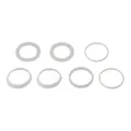 KIRCHHOFF Siphondichtung-Sortiment Silikon, 1 1/2" x 40 mm, für Spültisch (7x)