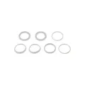 KIRCHHOFF Siphondichtung-Sortiment Silikon 1 1/2" x 40 mm für Spültisch (7x)