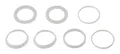 Kirchhoff Siphondichtung-Sortiment Silikon, 1 1/2" x 40 mm, für Spültisch (7x)