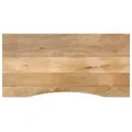 vidaXL Schreibtischplatte mit Aussparung 120x50x2,5cm Massivholz Mango