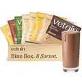 VETAIN Protein Pulver Probierpaket - 23g Eiweiß - 8 x 30g - Mit fermentiertem Erbsen- & Reisprotein - Aus 5 pflanzlichen Quellen - 100% Bio & Vegan - Ohne Allergene & Sucralose