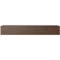 Selsey Tv-Lowboard, Dunkelbraun, Holzwerkstoff, 2 Fächer, Rechteckig, 200x30x31.6 cm, Wohnzimmer, Wohnwände, Lowboards, Lowboards stehend