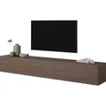 Selsey BISIRA TV-Möbel 200 cm Nussbraun - Braun