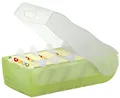 HAN 997-603 Karteibox CROCO, DIN A7, für 900 Karten, incl. 5 Stützplatten, grün-