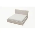 GrainGold Polsterbett mit Bettkasten Malton , beige , Maße (cm): B: 195 H: 100