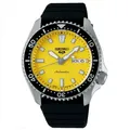 Seiko 5 Sports SRPL87K1 Herrenuhr Automatik 100m Gummi gelbes Zifferblatt