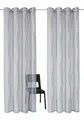 OTTO home Gardine Dimona (2 St), Ösen, transparent, Voile, 2er-Set, transparent, Voile, Polyester