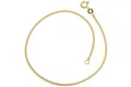 Silberkettenstore Goldarmband Panzerkette Armband 1,2mm - 333 Gold - 1.1135 B Länge: 17cm