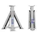 alca® Unterstellbock 3t klappbar I Auto Stützbock Set (2 Stück), faltbar, 3-fach höhenverstellbar mit Sicherheitsstift,