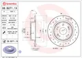 BREMBO 2x Bremsscheiben hinten Voll beschichtet für Honda Accord VIII CU CW CR