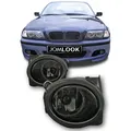 Nebelscheinwerfer Set Smokeglas mit Rahmen passend für BMW E46 M3 Baujahr 1998-