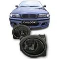 Nebelscheinwerfer Set schwarz passend für BMW 3er E46 + E39 mit M Paket Stoßst.