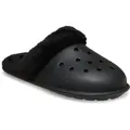 Crocs Classic Fuzz Scuff Pantoffel Hausschuh, Clog mit Warmfutter schwarz 42 EU