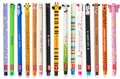 LEGAMI - 15er Set Gel-Radierstifte, Erasable Pen, Stifte mit radierbarer Tinte, Gelschreiber Radierbar ohne Blatt zu verbrauchen, 0,7 mm Spitze, verschiedene Tintenfarben und Tiermotive