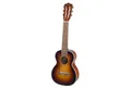 FAME Ukulele, Deluxe Guitarlele Tenor Ukulele Kompakte 6-Saitige Gitarren-Ukulele Fichtendecke Mahagoni Korpus 431mm Mensur Walnuss Griffbrett 18 Bünde Sunburst Finish, Ukulelen, Tenor Ukulelen, Guitarlele Tenor Ukulele, Kompakte Gitarren-Ukulele, Fichtendecke