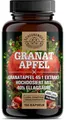 Granatapfel Kapseln -2400mg je Tagesdosis- WICHTIG: 45:1 Extrakt (=108000mg reine Granatapfelkerne) +40% Ellagsäure I 150 Granatapfel Extrakt Kapseln -Laborgeprüft- DE SCHEUNENGUT®