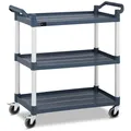 Servierwagen Teewagen Küchenwagen Gastro 3 Borde 4 Räder bis 150 kg