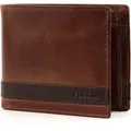 Fossil Geldbörse Quinn Braun ML3653-200 Herren Geldbeutel Leder - Braun