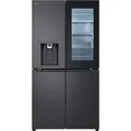 LG GMG960EVEE InstaView® Multi-Door mit Craft Ice Kühl-Gefrier-Kombination - Schwarz