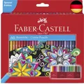 Faber-Castell 111260 - Buntstifte Set Castle, 60-teilig, hexagonal,
