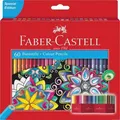 Faber-Castell 111260 Castle Buntstifte Set 60 Farben hexagonal bruchsicher