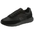 BOSS Vinston Run Sneaker Casual-Schnürschuh, Halbschuh, Freizeitschuh mit weicher Sohle schwarz 40 EU