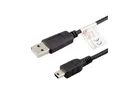 caseroxx Datenkabel für GoPro Hero 3 USB-Kabel, Mini USB, USB (100 cm), Laden und Datenübertragung