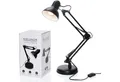 Goods+Gadgets LED Schreibtischlampe LED Schreibtischlampe mit Arm–Verstellbare Tischlampe für Büro & Home, mit Gelenk-Arm aus Metall inkl. LED Glühbirne, Arbeitslampe