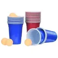 vidaXL Beer-Pong Set 0,5 L Kunststoff