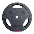 GORILLA SPORTS® Hantelscheiben - Einzeln/Set, 1,25kg, 2,5kg, 5kg, 10kg, 15kg, 17,5kg, 27,5kg, 30kg Gewichte, 30/31mm Bohrung, Tri-Grip, Kunststoff - Gewichtsscheiben, Hantelscheiben-Set