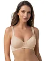 Dorina Lindsay Bügel-BH ohne Polsterung – Vollständige Abdeckung, Vorgeformte Cups, Weicher Mikrostoff, Verstellbare Träger für ganztägigen Komfort, Beige