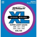 D'Addario Exl120 (6 x, E-Gitarre, 0.04") (EXL120)