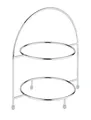 APS Serviergestell f?r 2 Teller, Etagere, Buffetgestell, max 27 cm ?, Metall