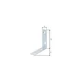 GAH Alberts Stuhlwinkel 60x60x16mm Stahl roh gelb sendz.