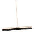 Straßenbesen 100 cm Breit & 150 cm Lang, Besen für Garage, Werkstatt, Halle oder Gehwege, Indoor & Outdoor Kehrbesen mit Bequemen Buchenholzstiel, Saalbesen