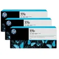 Original HP Tinte Patrone 771C hell grau 3er Pack für DesignJet Z 6200 MHD