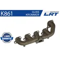 Krümmer Abgasanlage für Ford Transit Kasten Peugeot Boxer 250 100 Multijet 2.2