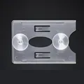 Gammaeon Transparent Slot Kartenhalter Autokarte Organizer Langlebiger Ausweishalter Für Windschutzscheiben Glas kartenhalter Für Autozubehör