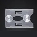 Transparent Slot Kartenhalter Autokarte Organizer Langlebiger Ausweishalter F...
