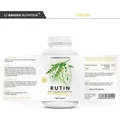 BAFOXX Nutrition® Rutin Kapseln hochdosiert - 120 Stück für 4 Monate - Naturprodukt mit 450 mg Rutosid (Vitamin P) - vegan und ohne Zusatz