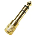 LogiLink Audio-Adapter, 6,35 mm 3-Pin/M zu 3,5 mm 3-Pin/F, Zink (Klinkenadapter) (CA1213)