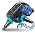 Teicher Filterpumpe EP-3000X [Neues Modell] – Teichpumpe für außen 10W, 3000 l/h Energie effizient | Bachlaufpumpe Gartenteich Bachlauf Wasserfall | Filter Pumpe Teich Pond Pump Teichpumpen IPX8 Norm