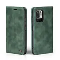 Handy Hülle für Xiaomi Redmi Note 10 5G Klapp Magnet Smartphone Cover Case Grün